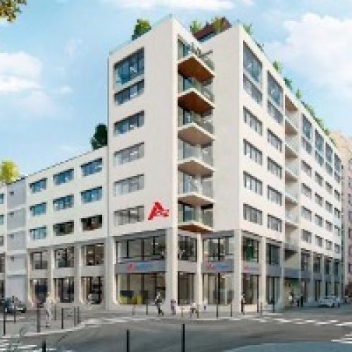 Réhabilitation et surélévation du siège social de l’Auxiliaire BTP à Lyon (69)