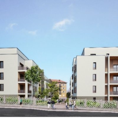Construction d’une résidence sociale de 73 logements avec 2 niveaux de sous sols à Oullins